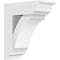 Ekena Millwork Standard Thorton Architectural Grade PVC Bracket with Traditional Ends, 5"W x 12"D x 14"H BKTP05X12X14THR01 - alternate 1